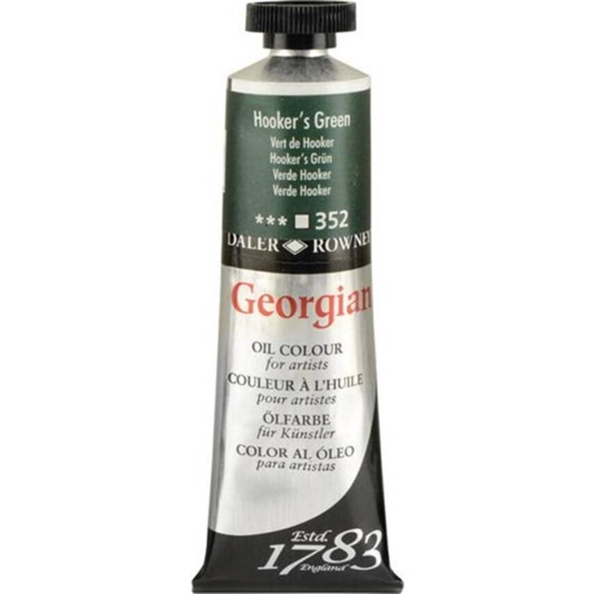 Daler Rowney Georgian Yağlı Boya 38 ml Hookers Green - 1