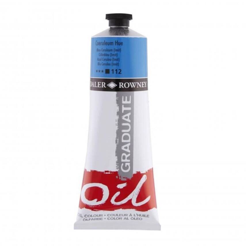 Daler Rowney Graduate Yağlı Boya 200 ml 112 Coeruleum Hue - 1