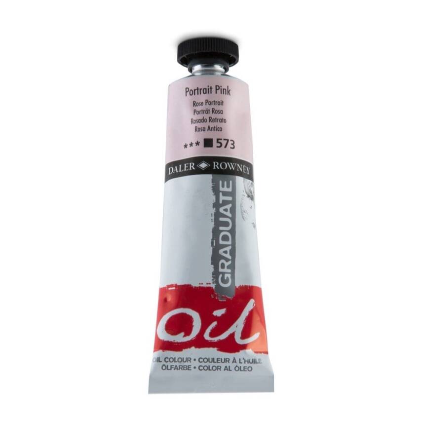 Daler Rowney Graduate Yağlı Boya 38 ml 573 Portrait Pink - 1