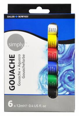 Daler-Rowney Simply Gouache Set 6x12 ml