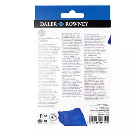 Daler-Rowney Simply Gouache Set 6x12 ml - 3