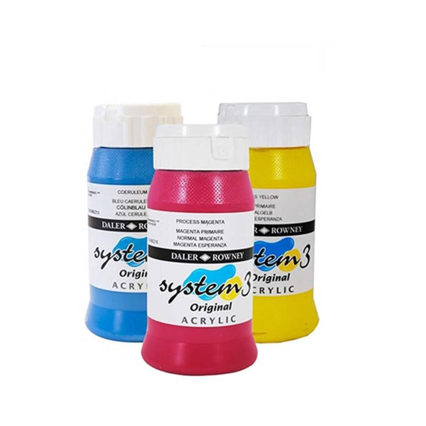 Daler Rowney System 3 Acrylic Paint 500 ml - 1