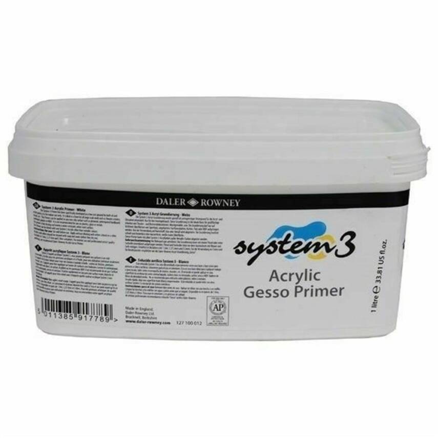 Daler Rowney System 3 Oil Painting Primer 1 Liter - 1