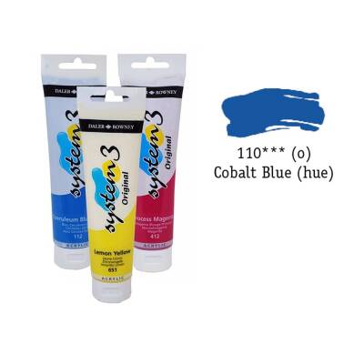Daler Rowney System 3 Original Acrylic Paint 150 ml Cobalt Blue Hue