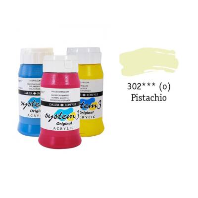 Daler Rowney System 3 Original Acrylic Paint 500 ml Pistachio