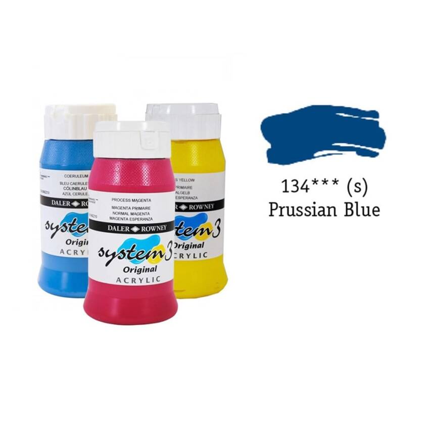Daler Rowney System 3 Original Akrilik Boya Pruss Blue Hue - 1