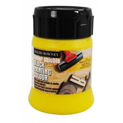 Daler Rowney Water Soluble Block Printing Color Brilliant Yellow 250 ml
