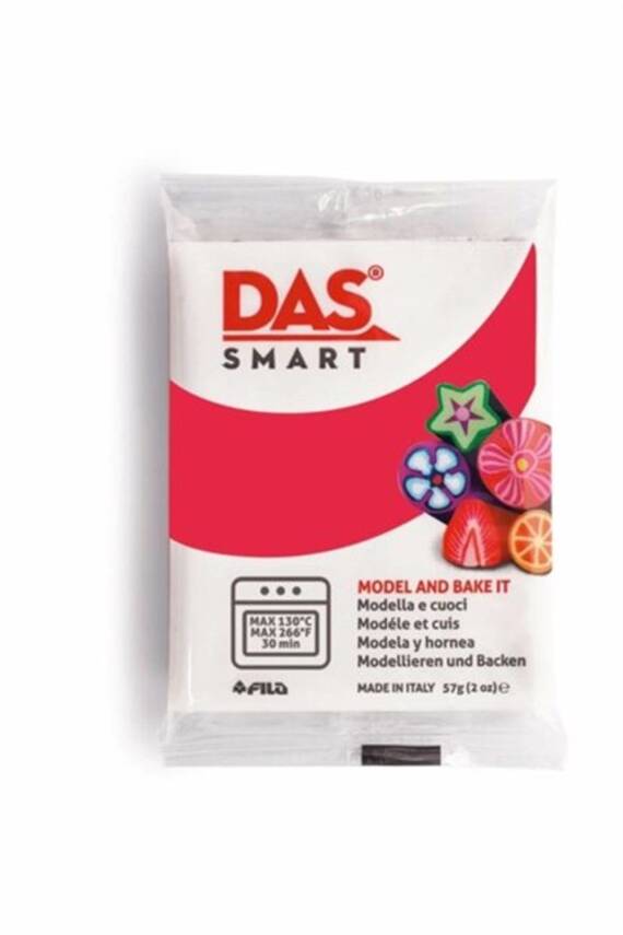 Das Smart Polymer Clay Carmine Red 57 gr - 1