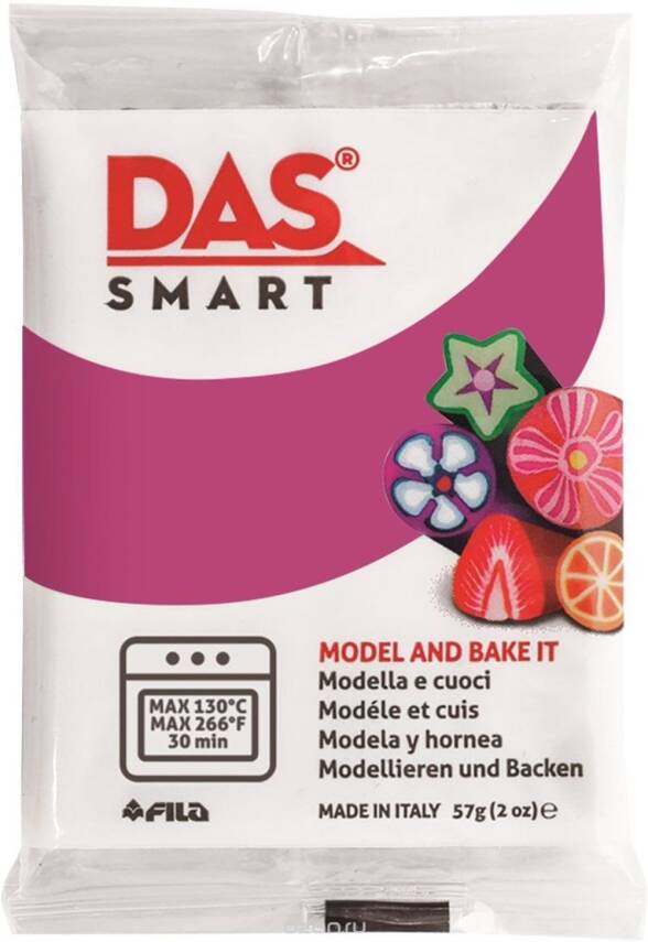 Das Smart Polymer Clay Pink 57 gr - 1