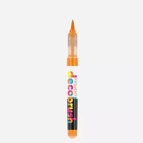 Decobrush Pigment Marker Bright Orange - 1