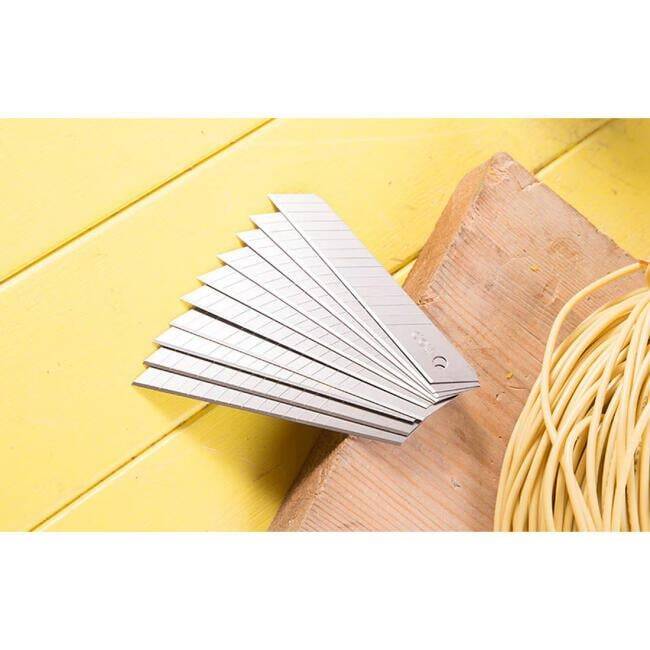 Deli Geniş Maket Bıçağı Yedeği 18 mm 10lu DL-DP - 3
