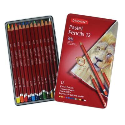 Derwent Pastel Pencil 12-Pack Tin Box - 1