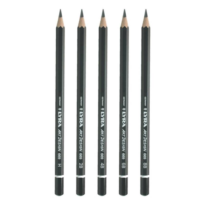 Drawing Sketch Set for Beginners A4 Lyra Graduated Pen - 1