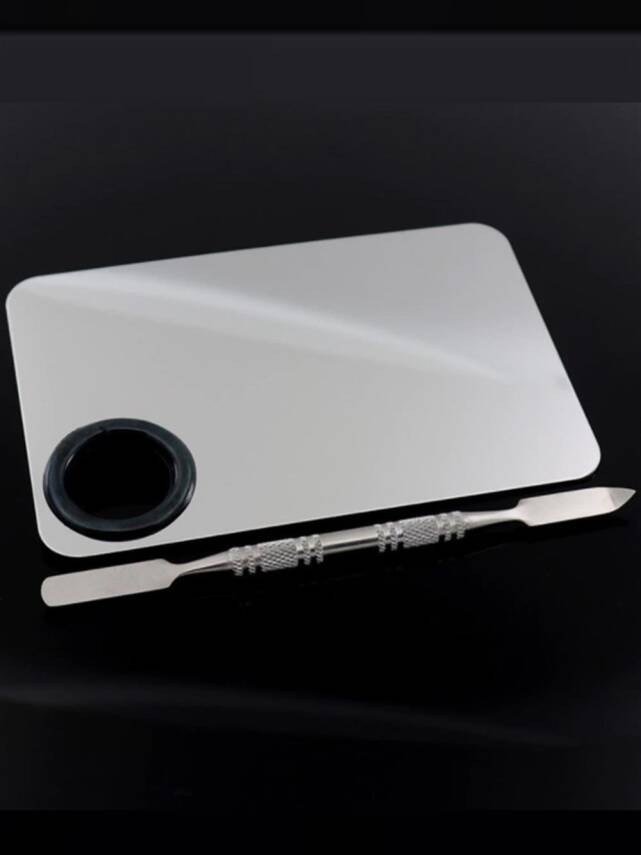 Düz Metal Palet Seti 10x15 cm K16 - 1