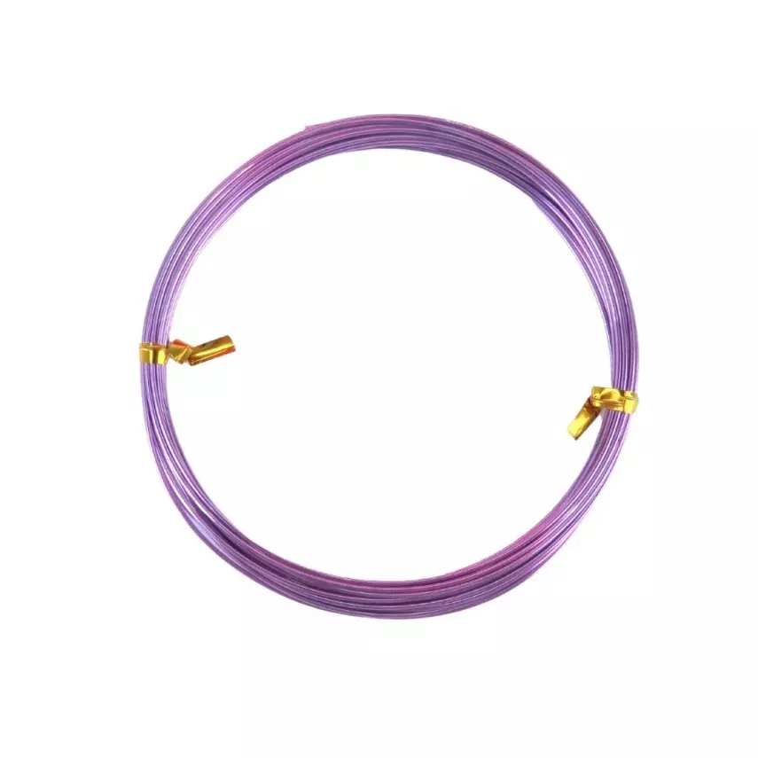 Dytac Aluminum Wire Round 1mm x 4mt Purple - 1