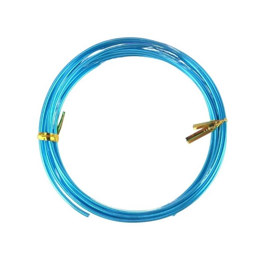 Dytac Aluminum Wire Round 2mm x 2mt Turquoise - 1