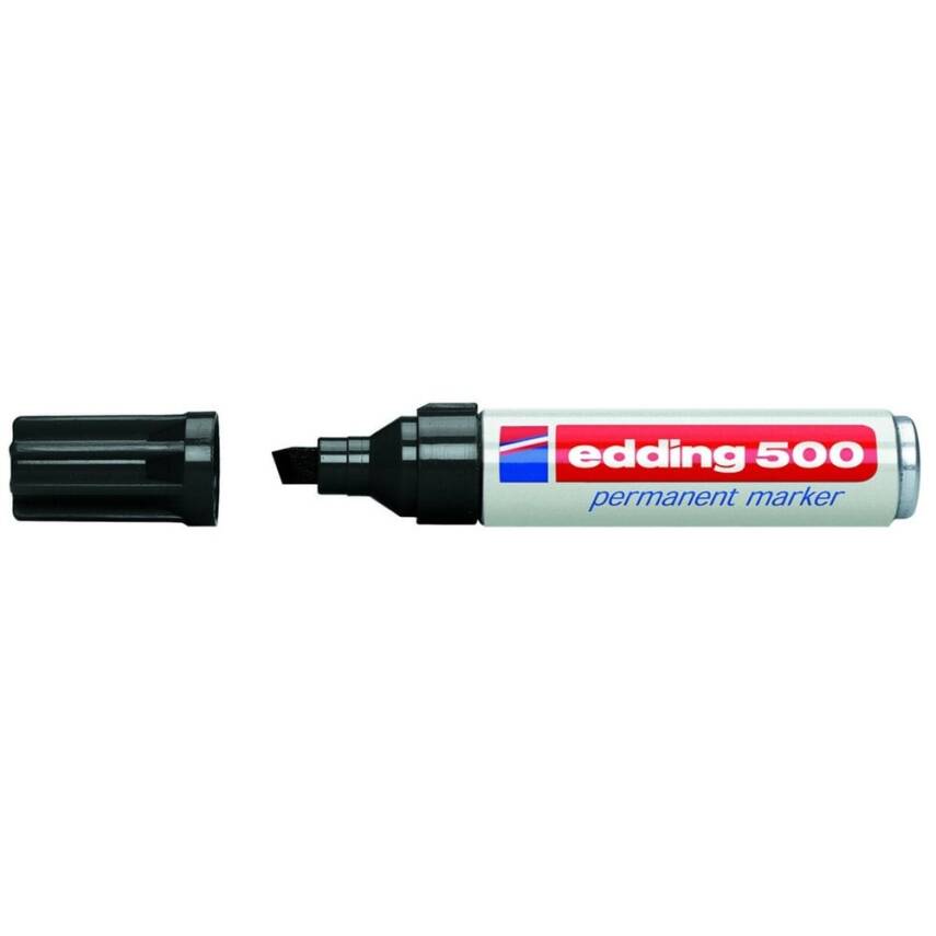 Edding 500 Permanent Marker Pen Black - 2