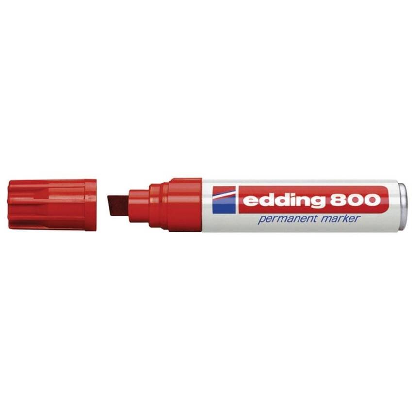 Edding 500 Permanent Marker Red Pen - 2