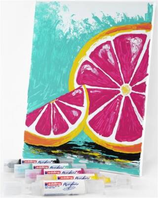 Edding Akrilik Markör 3D Double Liner 5'li Set Temel Renkler E-5400 - 3