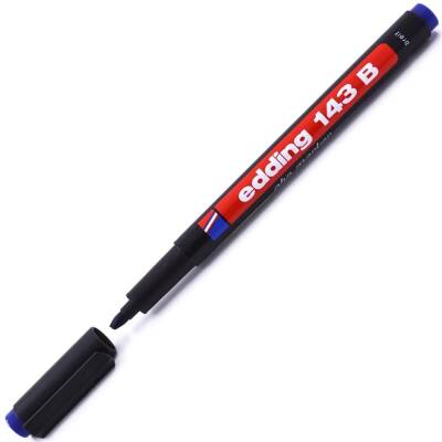 Edding Asetat Kalemi E-143B Mavi - 2