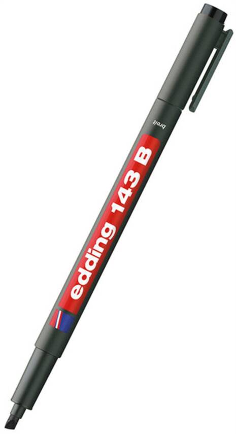Edding Asetat Kalemi E-143B Siyah - 2