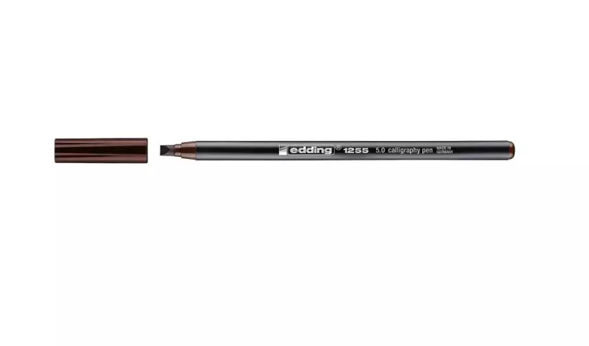 Edding Calligraphy Pen E-1255 5 mm Dark Brown - 1