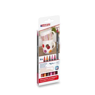 Edding Porcelain Pencil Set - Warm Colors - 1