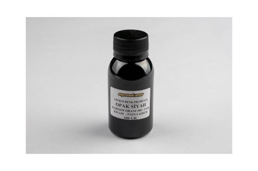 Epakem Epoksi Pigmenti 100 gr Opak Siyah - 1