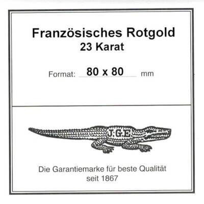 Eytzinger French Red Gold 23 Carat Loose Gold Leaf - 2