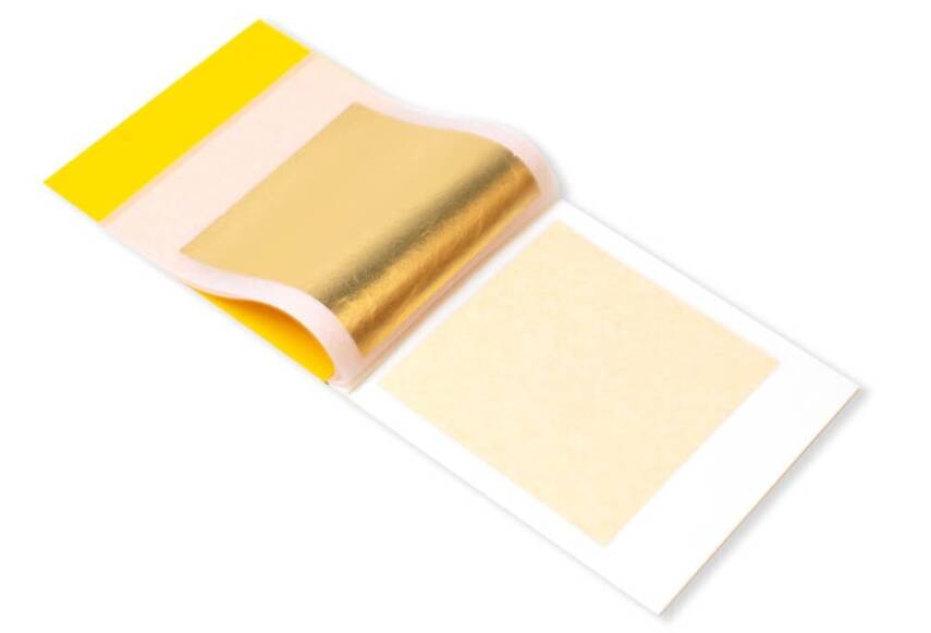 Eytzinger French Red Gold 23 Carat Transfer (Patent) Gold Leaf - 1