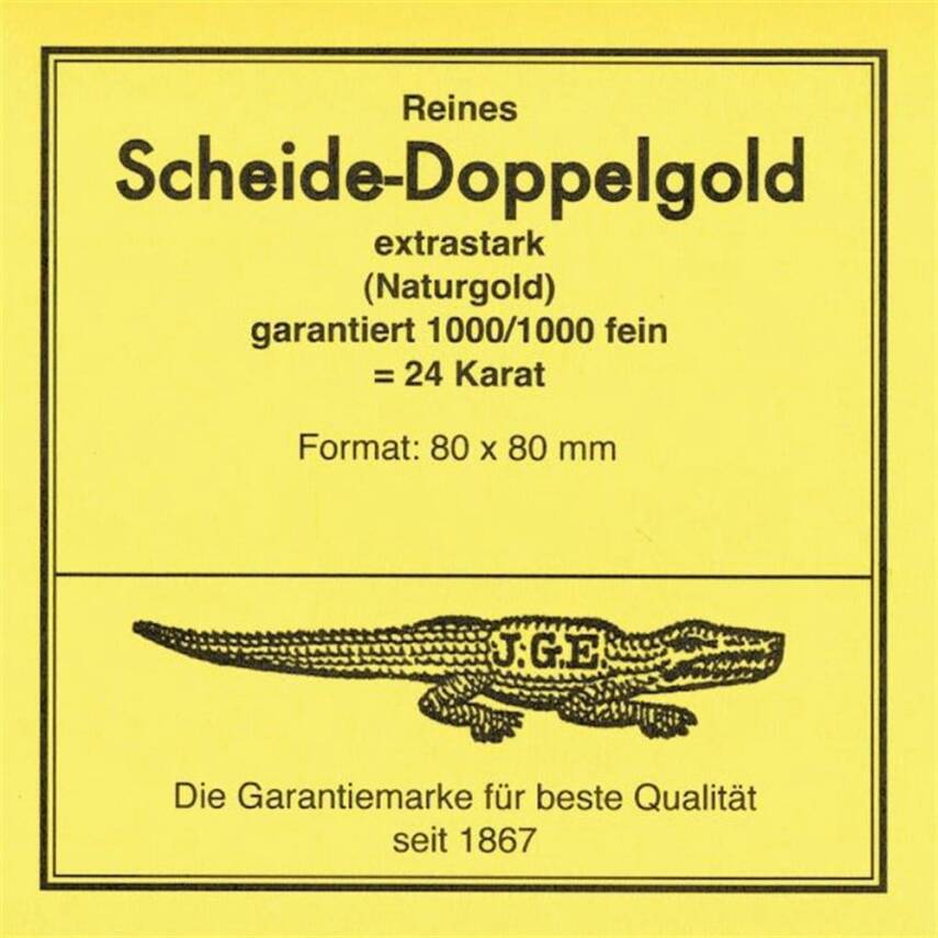 Eytzinger Reines Scheide Double Gold 24 Carat Yellow Natural Loose Gold Leaf - 2