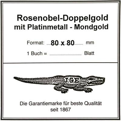 Eytzinger Rosenobel Double Gold with Platinmetall 23.5 Carat Moon Gold Loose Gold Leaf - 2