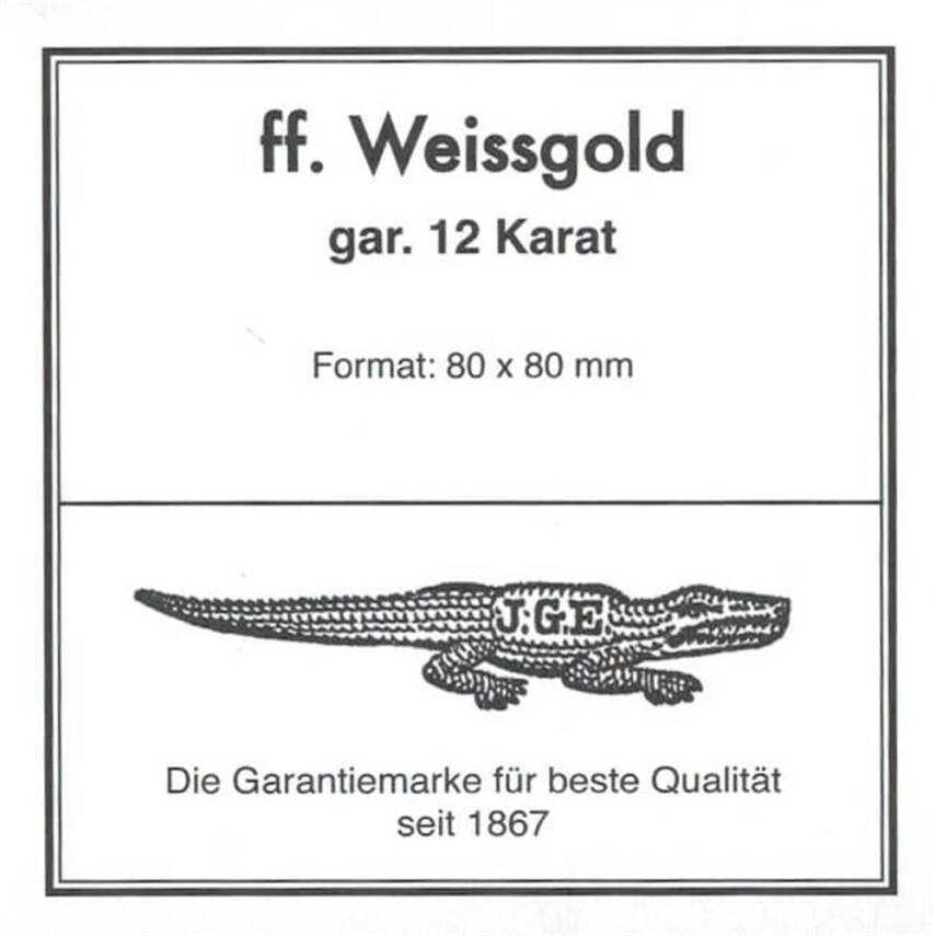 Eytzinger Weissgold 12 Karat Beyaz Defter Altın - 2