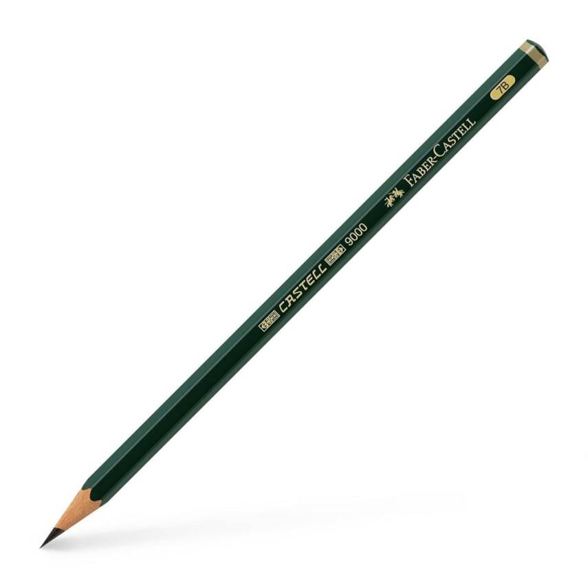 Faber Castell 9000 Graphite Pencil Dereceli Kurşun Kalem 7B - 1