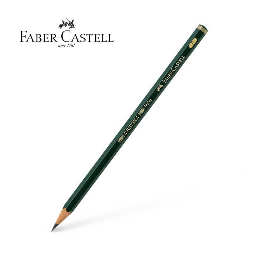 Faber Castell 9000 Graphite Pencil F - 1