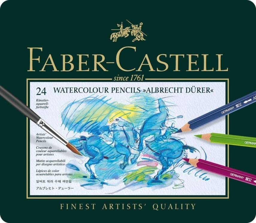 Faber Castell Albrecht Dürer Aquarell Pencil, 24 Colors - 1
