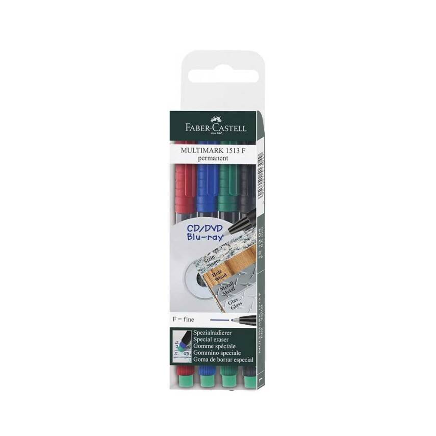 Faber-Castell Permanent(S) 4-Piece Set - 1