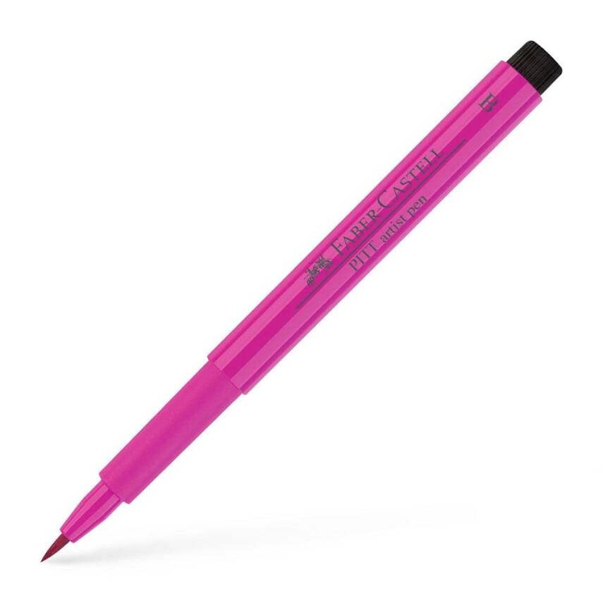 Faber Castell Pitt Artist Pen Çizim Kalemi 125 Morumsu Pembe Orta - 1