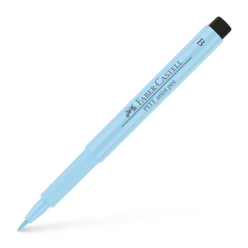 Faber Castell Pitt Artist Pen Çizim Kalemi 148 Buz Mavisi B Uç - 1