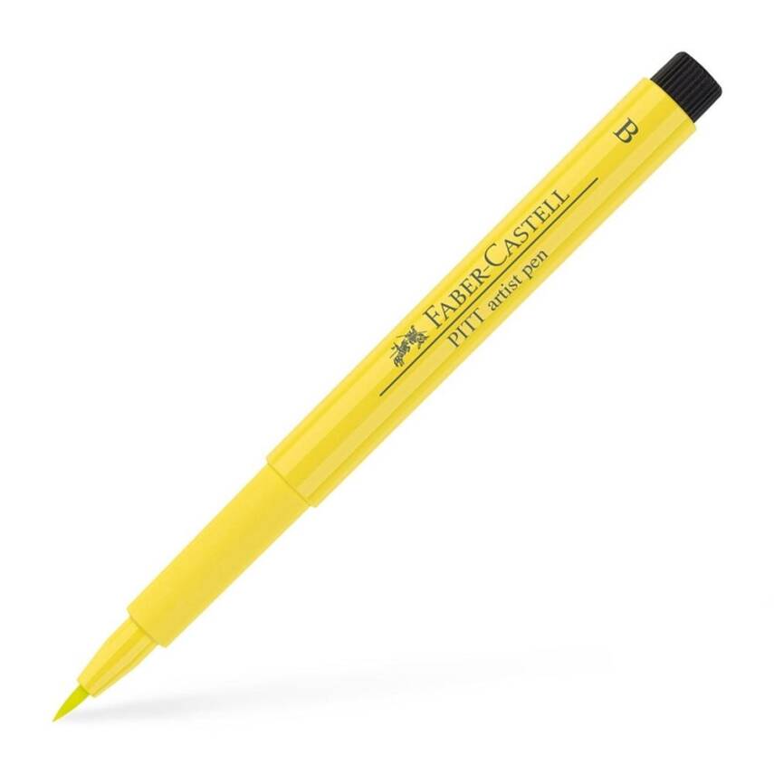 Faber Castell Pitt Artist Pen Drawing Pencil 104 Bright Yellow Light - 1