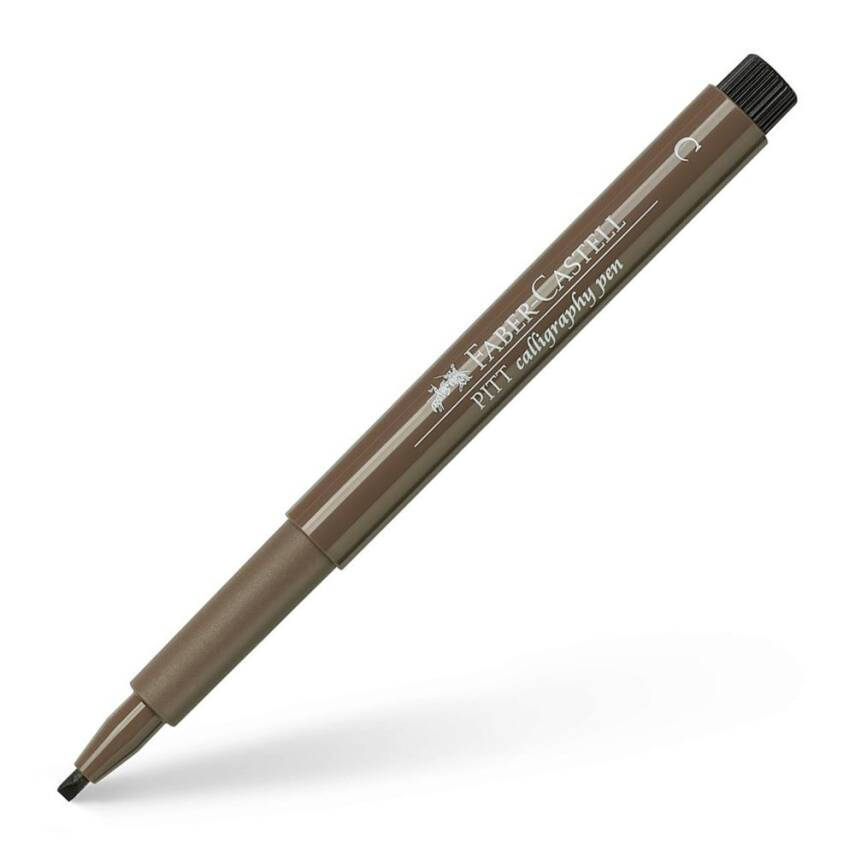 Faber Castell Pitt Calligraphy Pen Kaligrafi Kalemi 2 mm Kahverengi - 1
