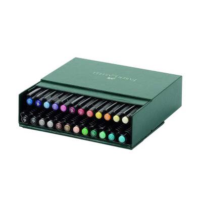Faber Castell Pitt Çizim Kalemi Fırça Uç Studio Box, 24 Renk - 3
