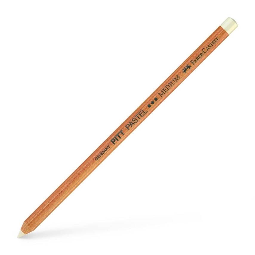 Faber Castell Pitt Monochrome Boya Kalemi Beyaz Medium 122910 - 1