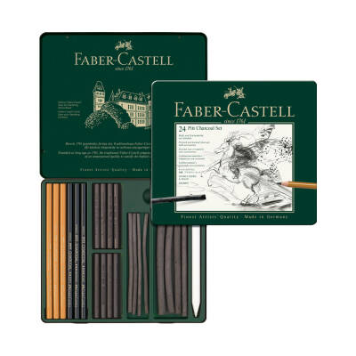 Faber Castell Pitt Monochrome Processed Charcoal Set (1)