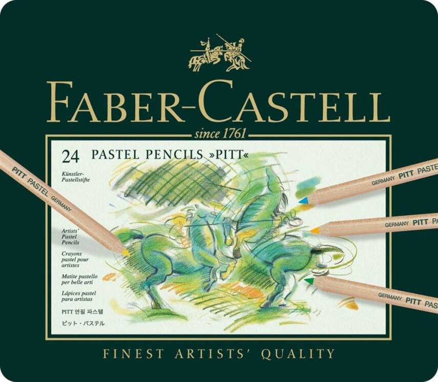 Faber Castell Pitt Pastel Pencil 24 Colors - 1