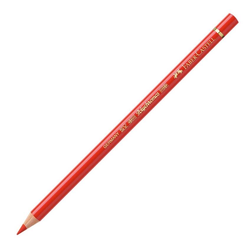 Faber Castell Polychromos Artist Color Pencil 117 Light Cadmium Red - 1