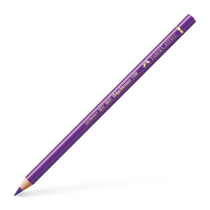 Faber Castell Polychromos Artist Color Pencil 136 Dark Violet - 1