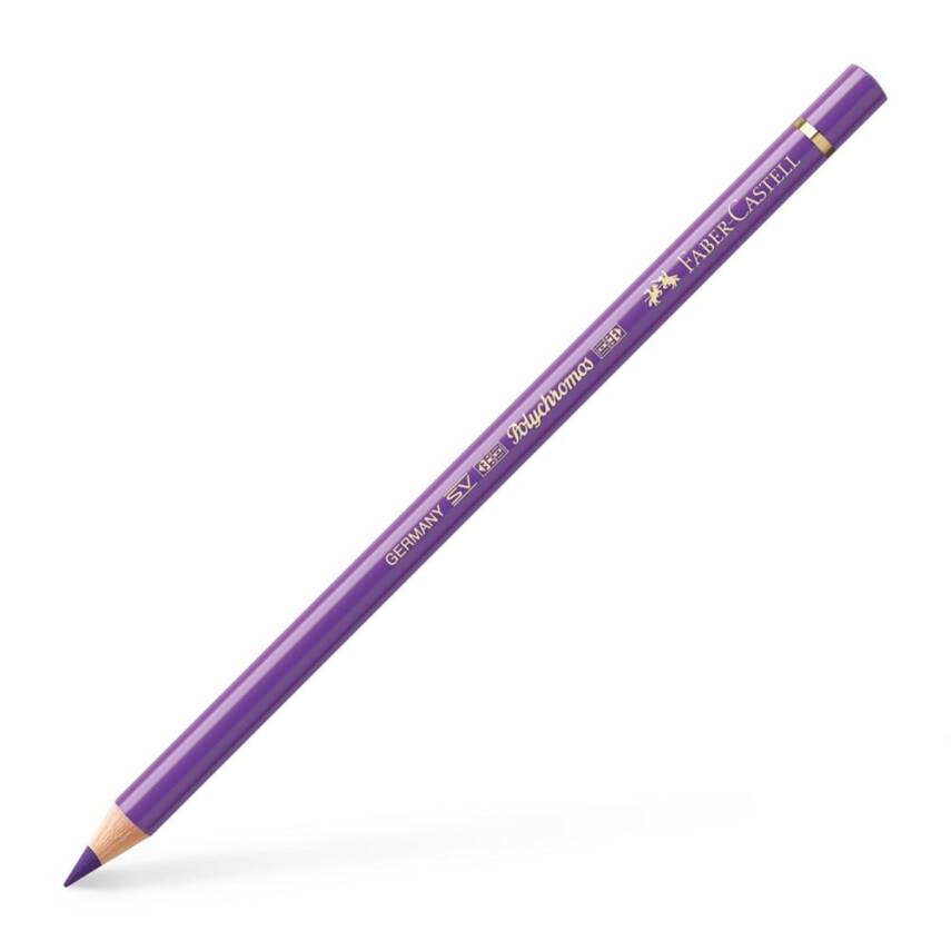 Faber Castell Polychromos Artist Color Pencil 138 Violet - 2