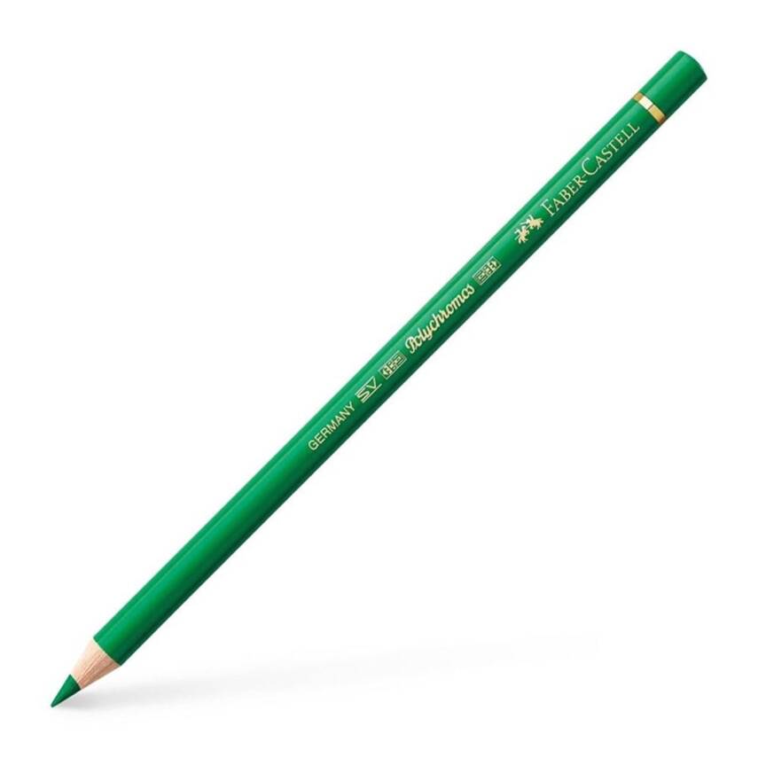 Faber Castell Polychromos Artist Color Pencil 163 Emerald Green - 1