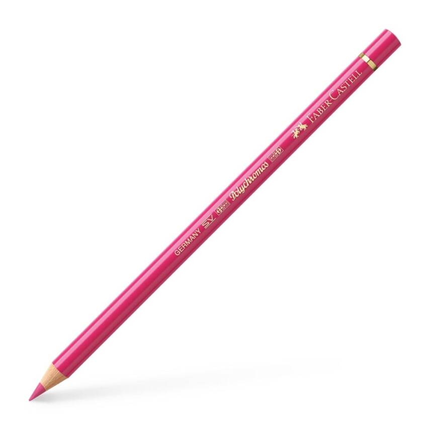 Faber Castell Polychromos Artist Coloring Pencil 124 Rose Carmine - 1